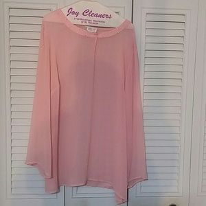 Pink sheet blouse